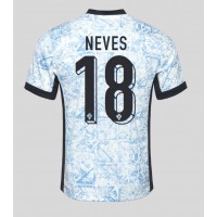 Portugal Ruben Neves #18 Bortatröja EM 2024 Kortärmad